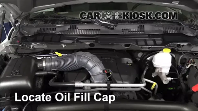 2012 Ram 1500 SLT 5.7L V8 Crew Cab Pickup Oil Add Oil